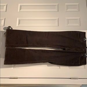 Brown corduroy pants
